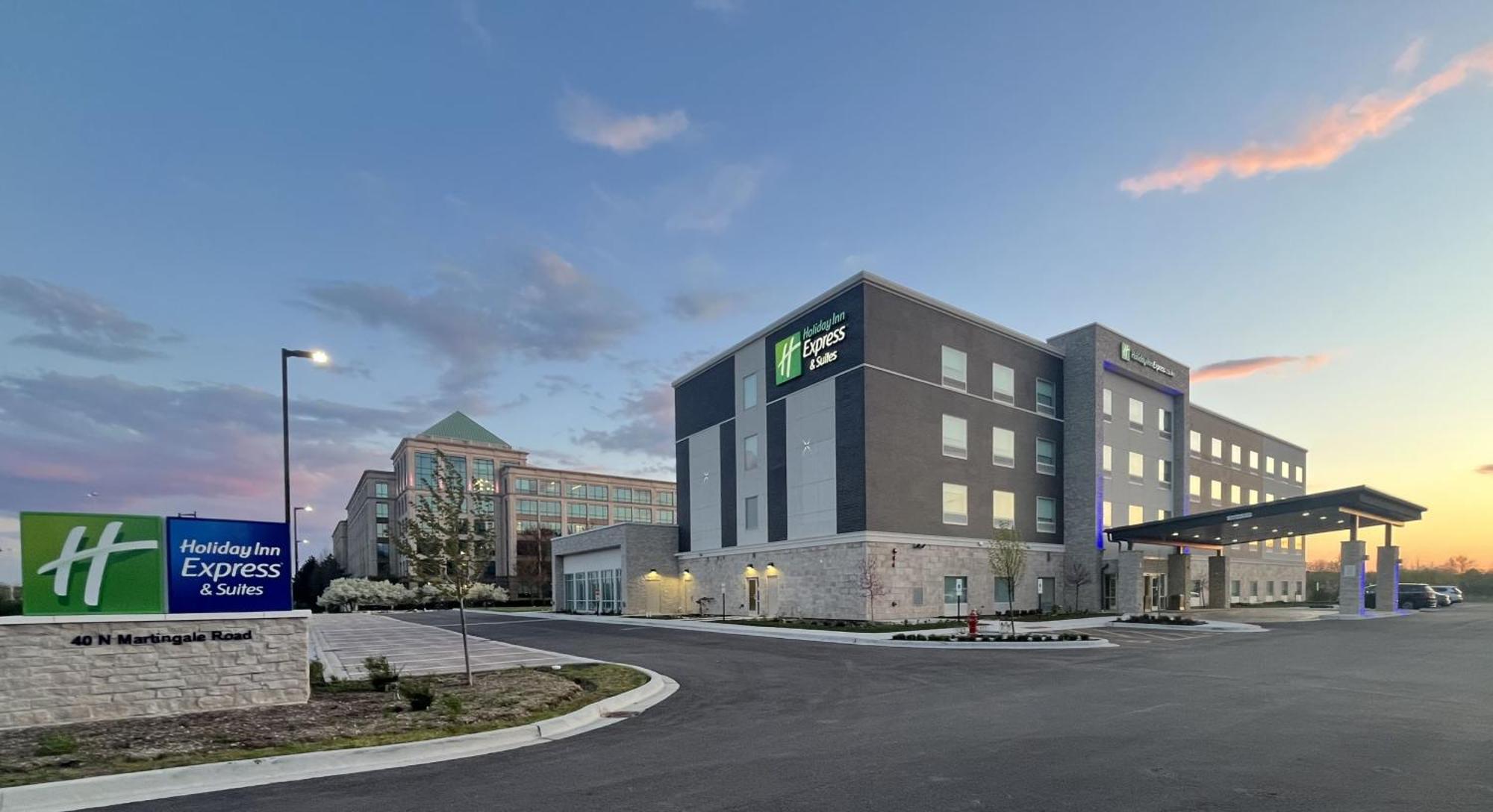 Holiday Inn Express & Suites Chicago Schaumburg By Ihg Exterior foto
